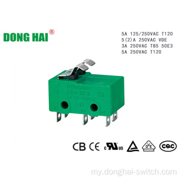 Power Tools အတွက် Multifunctional Double Pole Micro Switch